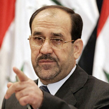 Der irakische Ministerpräsident Nuri al-Maliki 