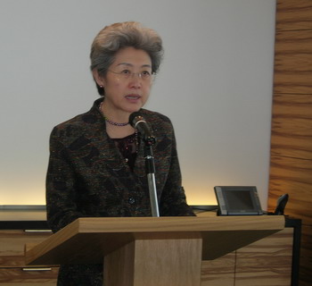 die chinesische Botschafterin in Großbritannien, Fu Ying