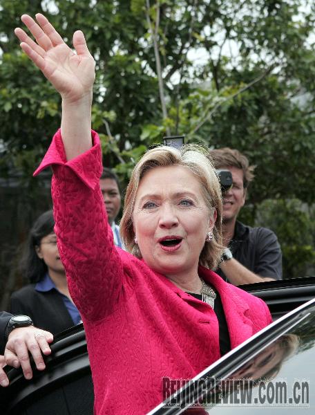 US-Außenministerin Hillary Clinton ,Asien