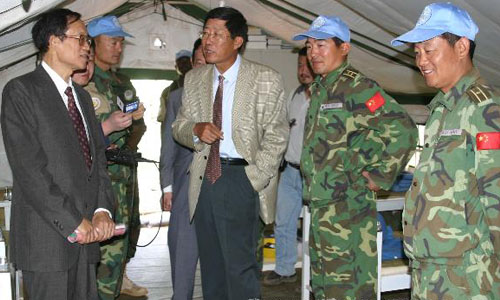 Liu Guijin (links), Sonderbeauftragter für die Darfur-Frage