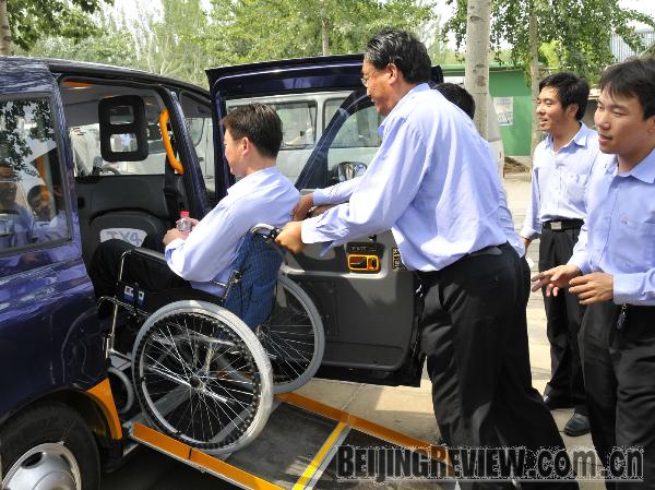Taxi für Behinderte in Beijing